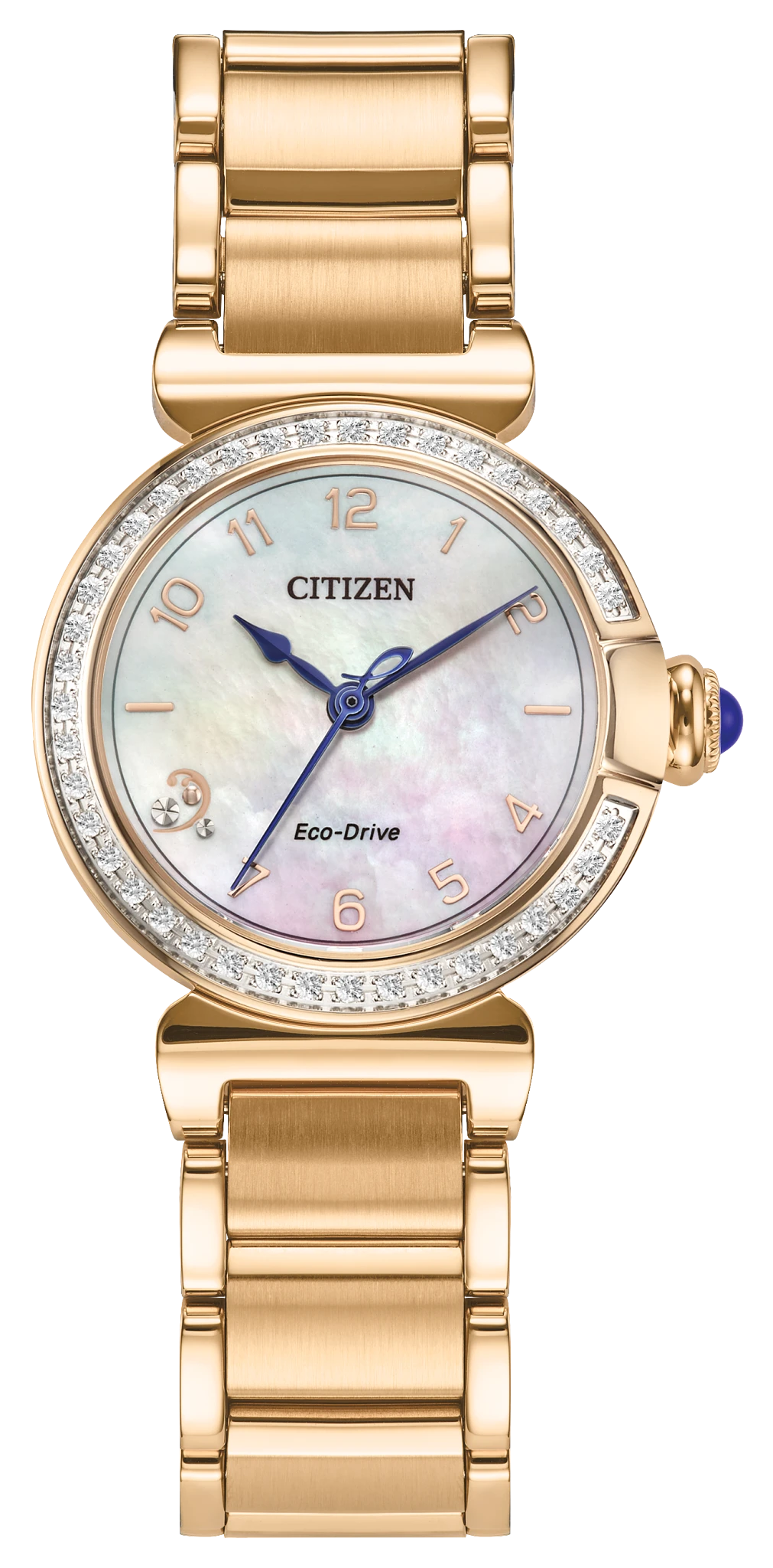 Citizen L Mae White Dial Stainless Steel Bracelet EM1123-89D | CITIZEN